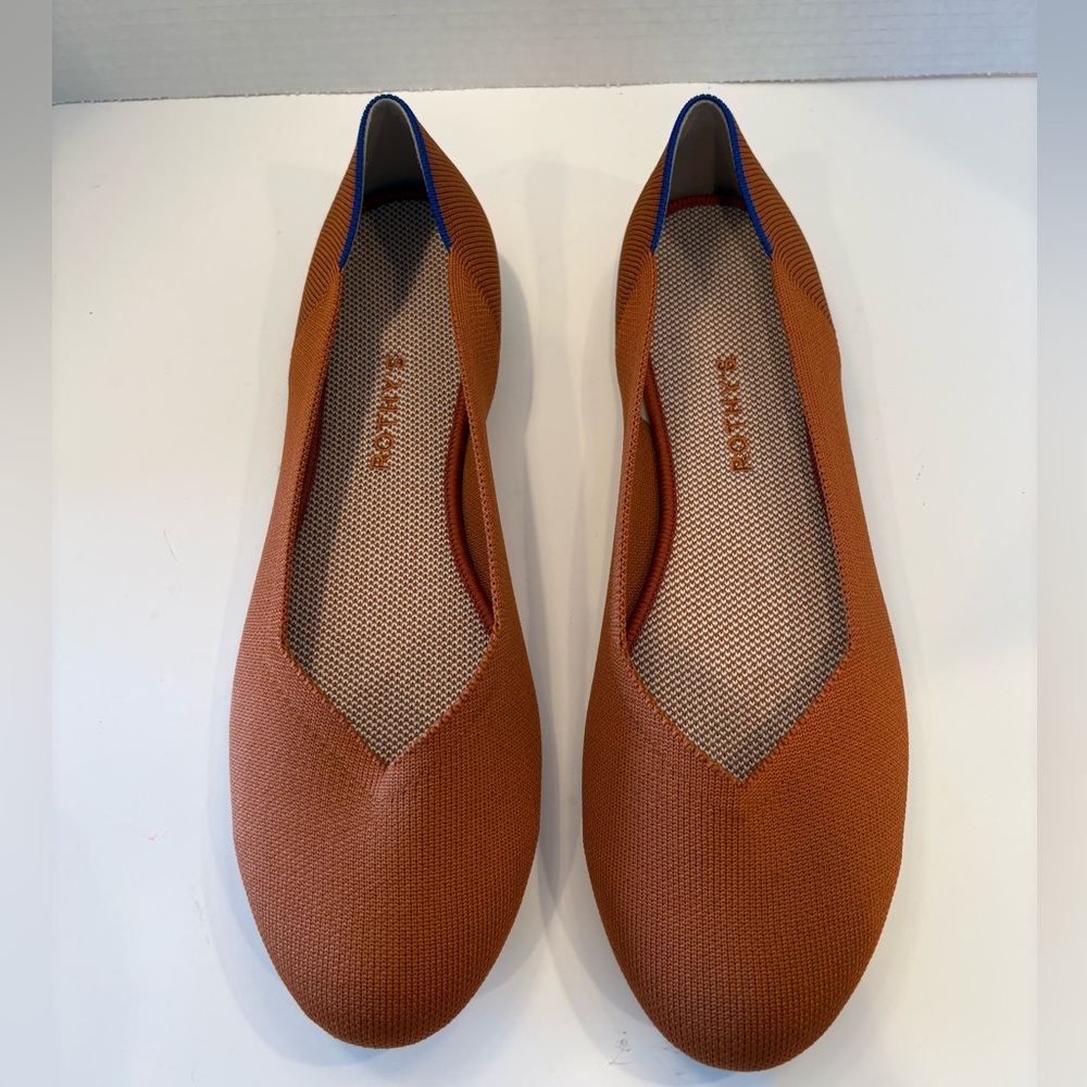 Rothy's Women's Size 13M Round Toe Ballet Flat - Orange Persimmon